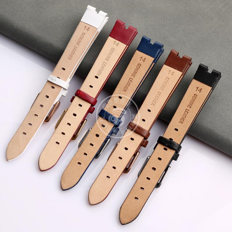 Genuine Leather Sports Watchband Straps Women's Bracelet Silicone Stainless Steel Belt For Garmin Lily Smart Watch Accessories