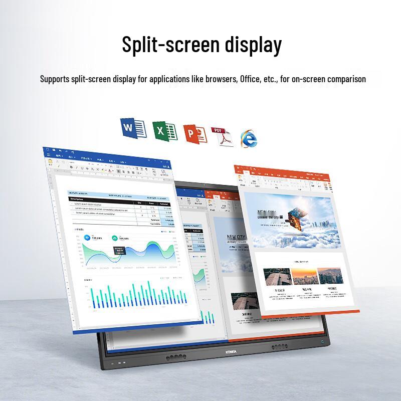 KONKA 75MX6 Smart Interactive Flat Panel for Conference and Education (CN Version)