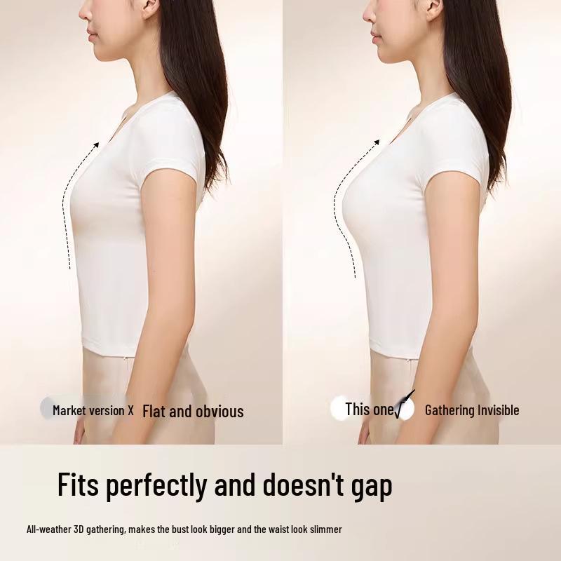 Wire-Free Seamless Uplifting Women's Summer Foundation Bra for Small Bust