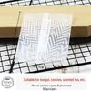 100-Pack Frosted Ziplock Bags for Biscuits, Snowflake Crisp, and Scented Tea Packaging