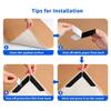 Carpet Anti Slip Sticker- Anti Curling Carpet Tape Non-Slip Area Keeps Your Rug In Place and Makes Corners Flat for Corners