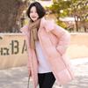 Autumn Winter Thicken Warm Parka Women Casual Solid Color Big Pocket Loose Short Hooded Coat Jackets Outwear
