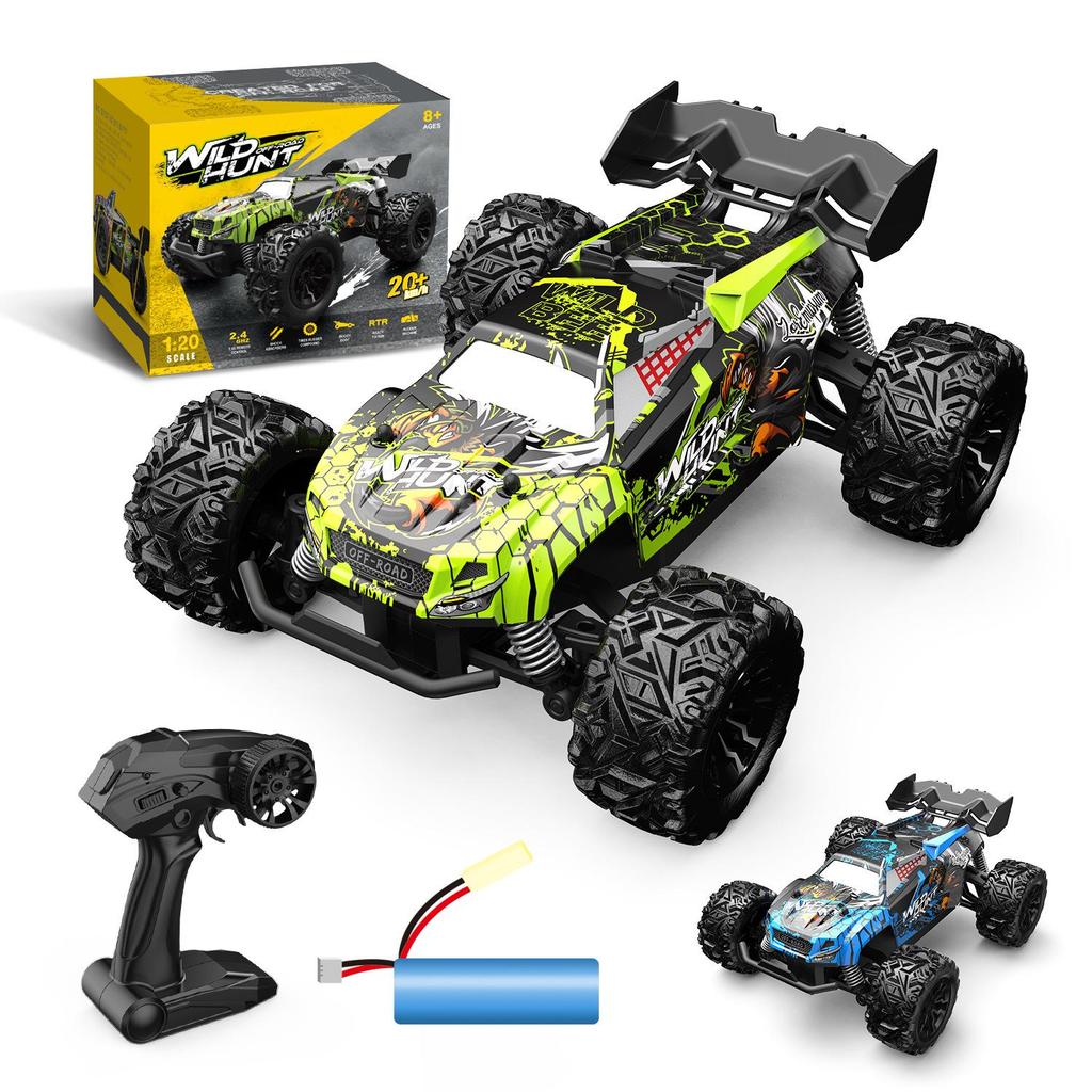 1:20 Two-Wheel Drive Remote Control Climbing Car: High-Speed 2.4G Model RC Toy for Kids