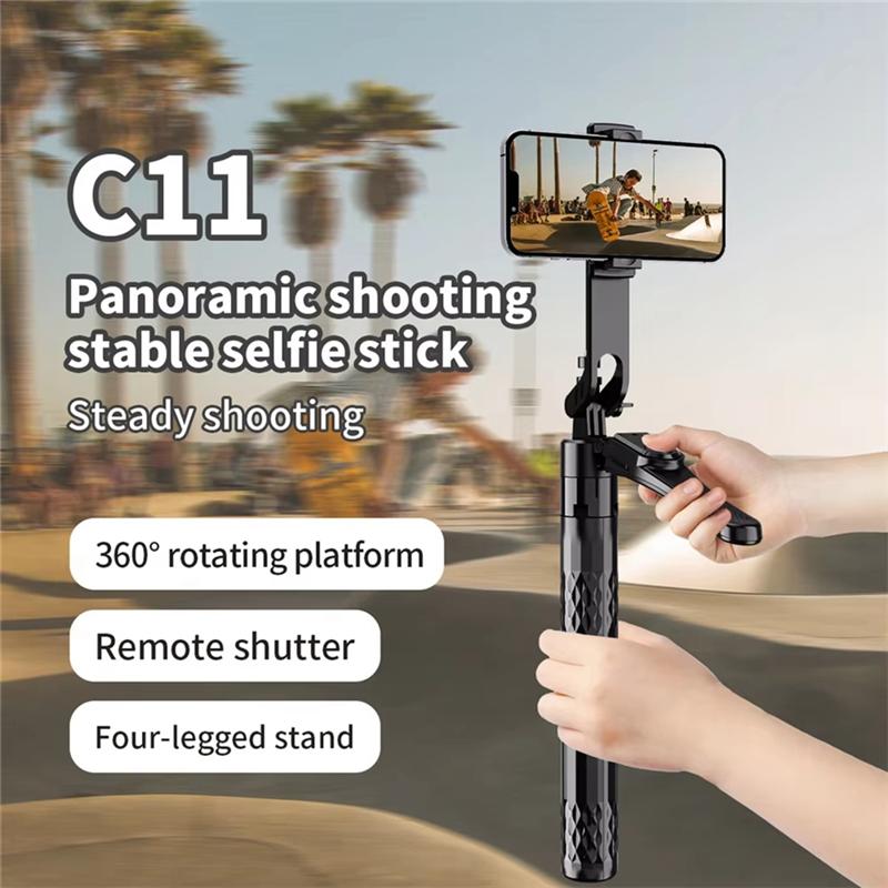ABUO-Selfie Stick Tripod 1.85M For Iphone 16 15 14 13 Pro Max Android Phones Remote Control Panoramic Ball Head Holder