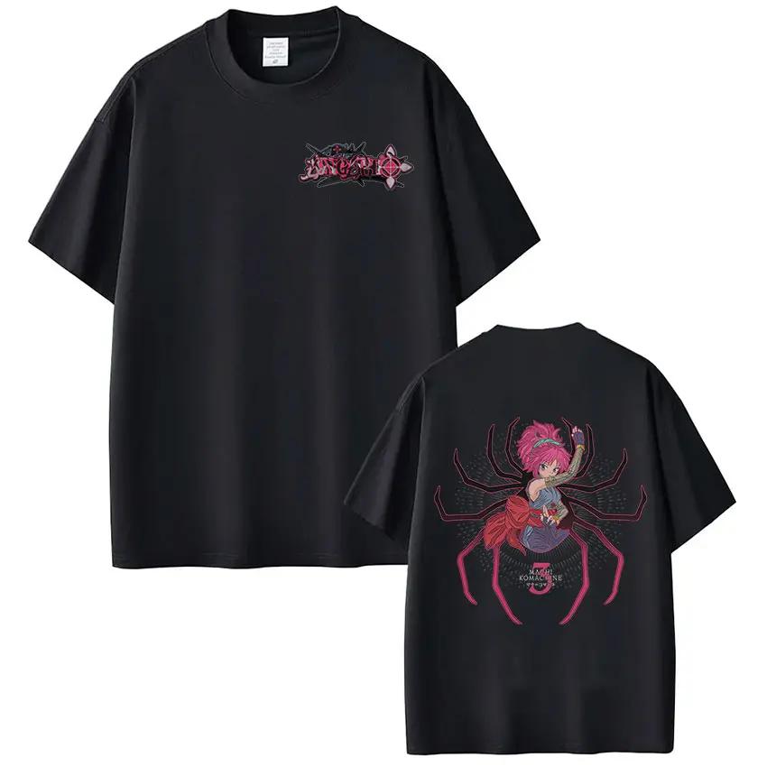 

Anime Hunter X Hunter T Shirt Spider Phantom Troupe Machi Manga Short Sleeve T-shirt Men Women Cotton Casual Loose Summer Tops S чёрный