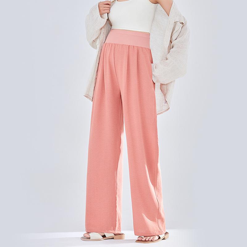 Maternity pants casual pants loose outer wear spring and summer thin drape and thin Pupu clothing versatile maternity pants wide-leg pants