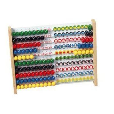Become Proficient with Numbers In No Time The Long-selling [Shichida Method 100-Bead Abacus] for Ages 1 To Elementary School Entrance.