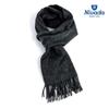 Nivada 8001 100% Cashmere Muffler, Dark Charcoal