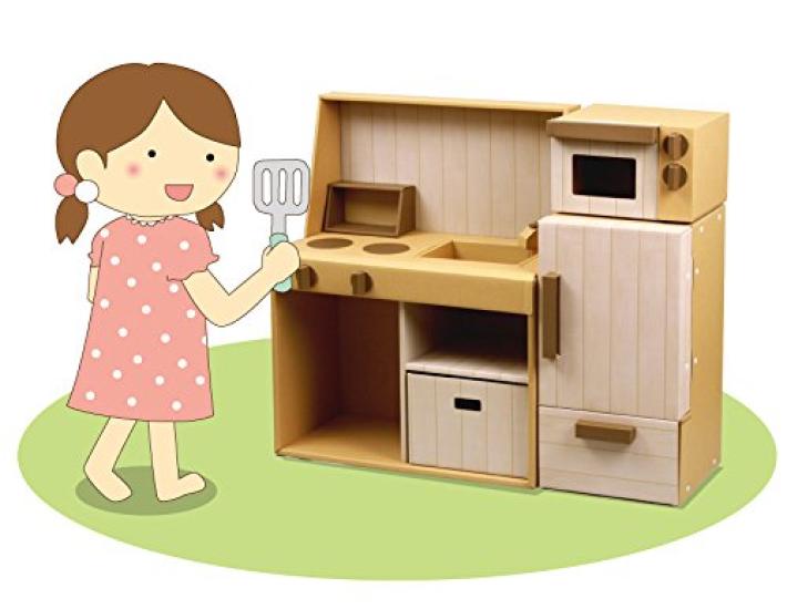 Mori Shiki Kogyo Mori Shiki Cardboard Craft Series Play House Cardboard Refrigerator (Moriishiki)