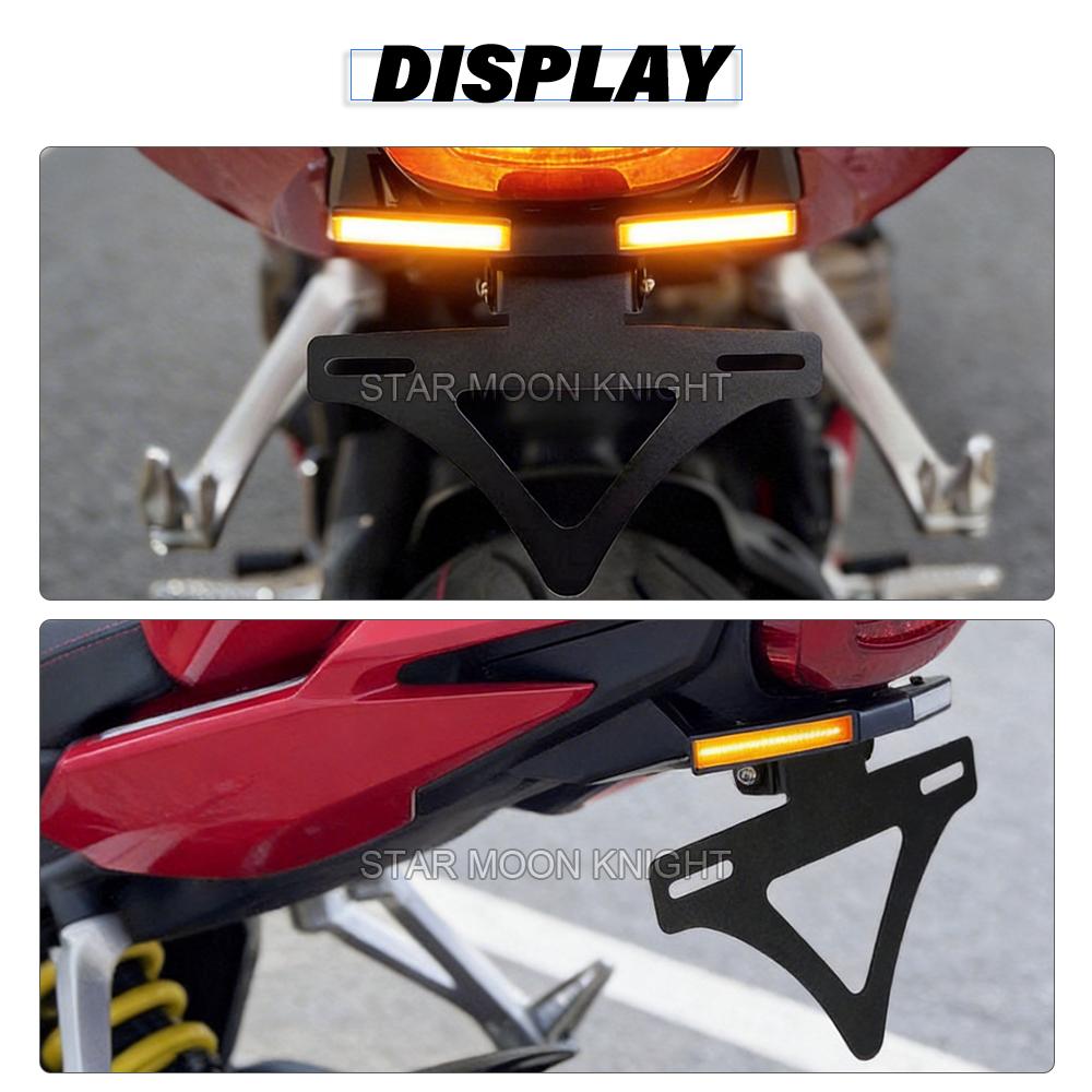 For Honda CBR650R CB650R 2021-2025 Moto License plate frame turn signal integrated license plate holder Motorcycle Accessories
