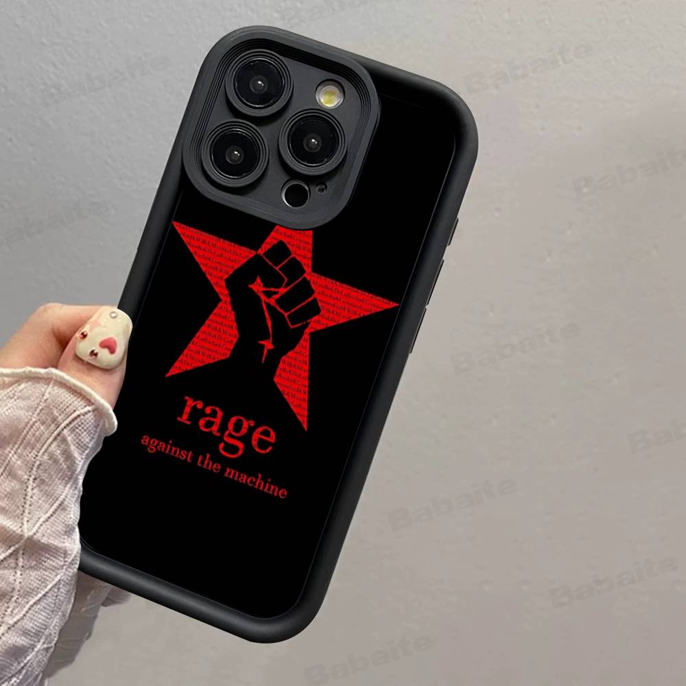 Band Rage A-Against The M-Machine Classic Phone Case For IPhone 17 16 15 14 13 12 11 Air Plus Pro Max Soft Back Cover
