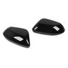 1Pair Rearview Side Mirror Cover High Strength Glossy Black Rugged Side Mirror Cover Cap Housing Replacement for Toyota