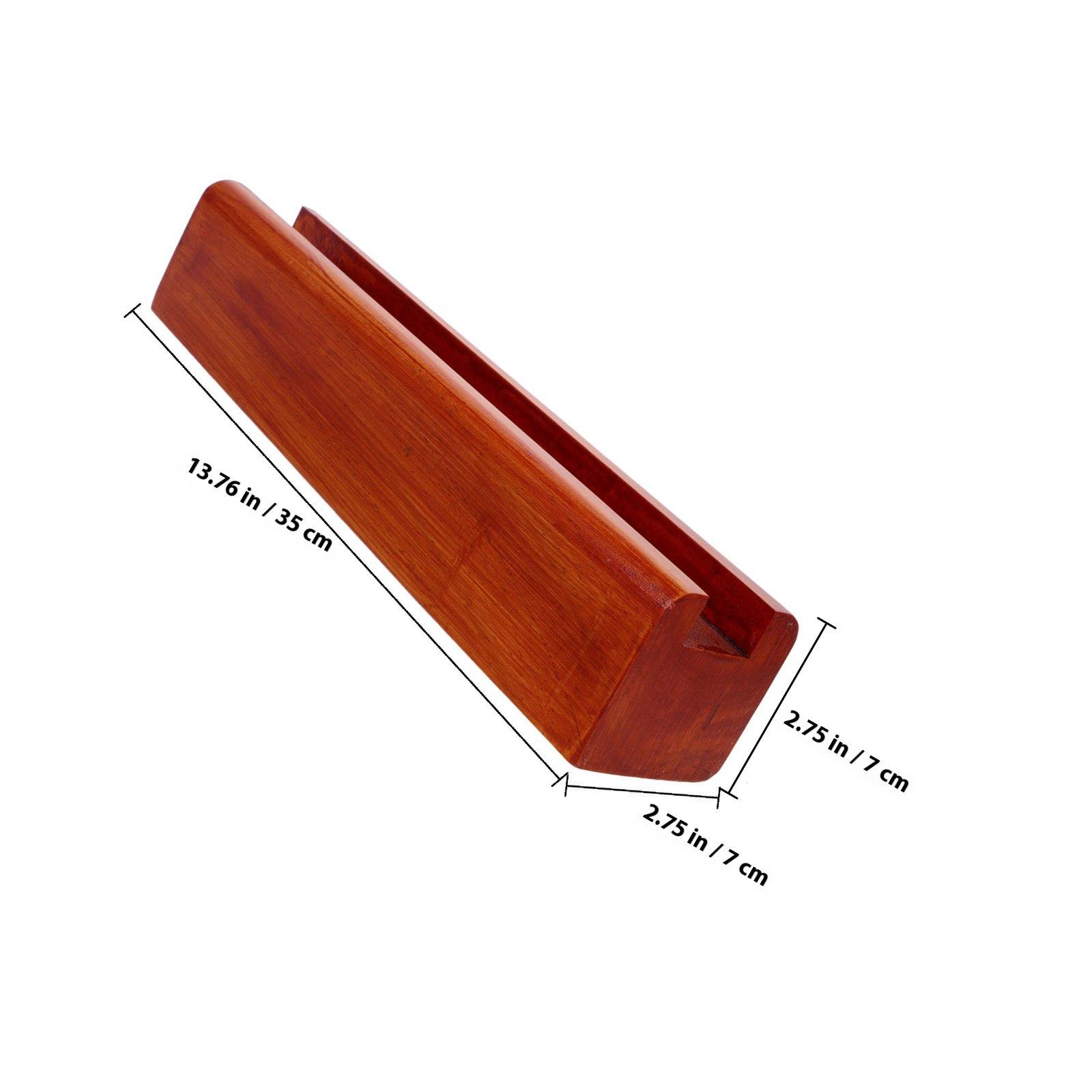 

Wood Floor Mirror Holder Anti-Slip Stand Sturdy Wood Artwork Display Rack Full Length Mirror Support Artwork Display Stand other коричневий