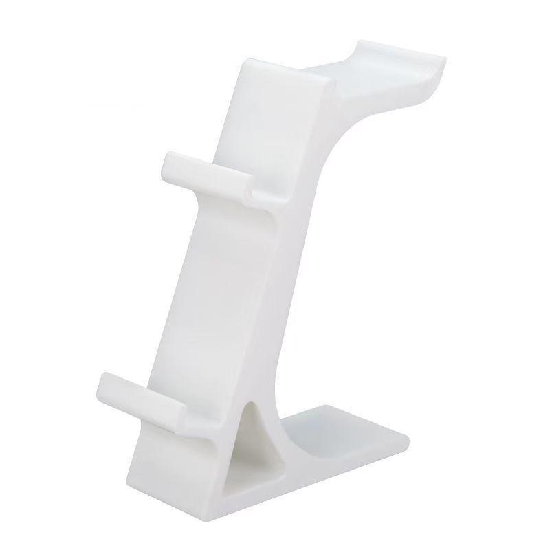 

3D Printed Multi functional Headphone Stand 2in1 Gamer Handle Hanger Gaming Headset Bracket Desktop Display Shelf Space Saving белый