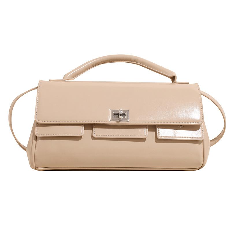 

Оптовая продажа популярной корейской высококлассной темпераментной портативной маленькой квадратной сумки из масляной вощеной кожи, женская модная сумка-мессенджер в универсальном стиле для поездок на работу хаки