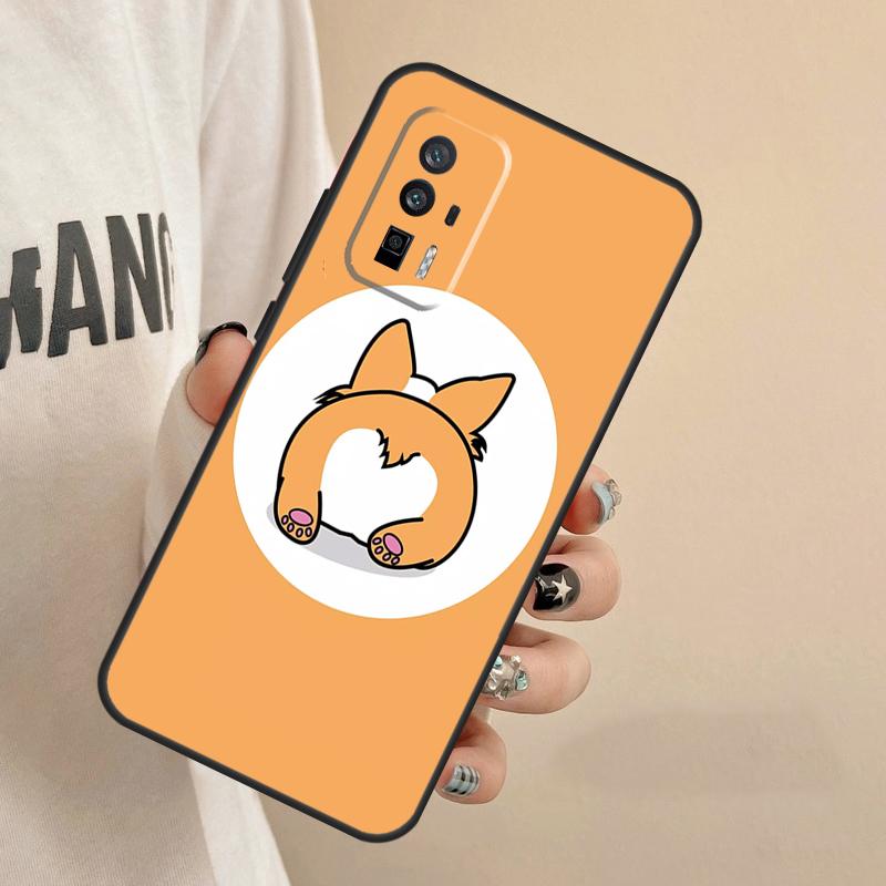 Cartoon Corgi Case For Xiaomi 14 15 Ultra 13T 14T 15T Pro 17 Pro Max POCO F8 F7 F5 F6 X5 X6 X7 X8 Pro Cover