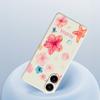 For Samsung Galaxy A07 4G Case Flower Pattern Printing Straight Edge TPU Phone Back Cover