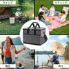 yowodana 25L Insulated Cooler Box, Foldable Tool Bag, Large Capacity [Keeps Food Cold, Warm, and Fresh] IPX6 Waterproof Fabric, Lightweight
