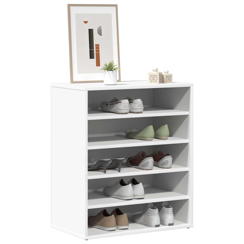 Vidaxl Szafka Na Buty, Biała, 60X35X70 Cm, Materiał Drewnopochodny
