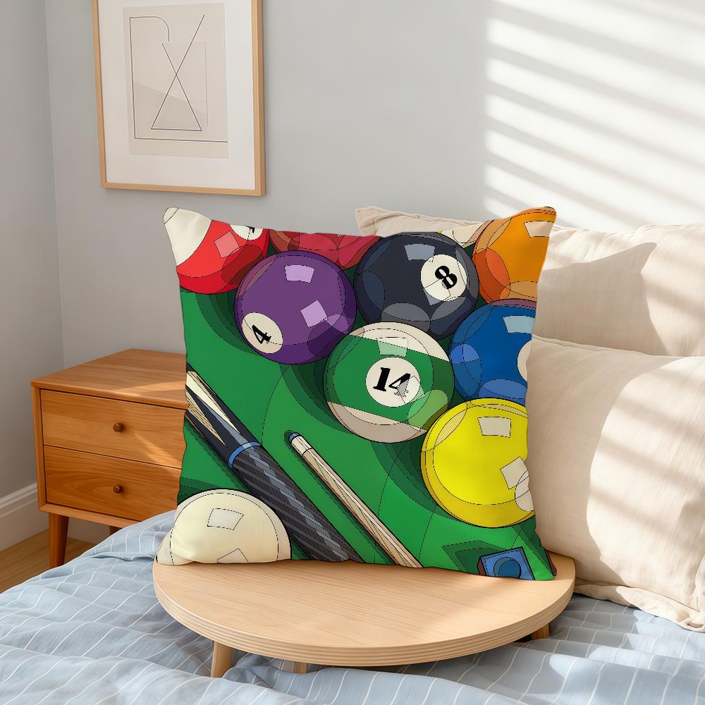 Cool Fashion Billiards Cushion Cover Home Office Convenient Nordic Simplicity Hit With Zipper Cushion Cover