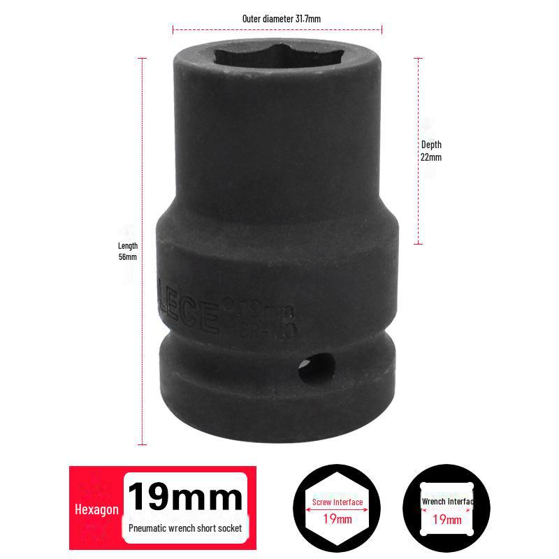 

Пневматический шестигранный торцевой ключ Tolis Heavy-Duty Series 3/4 для шин 17-41 мм