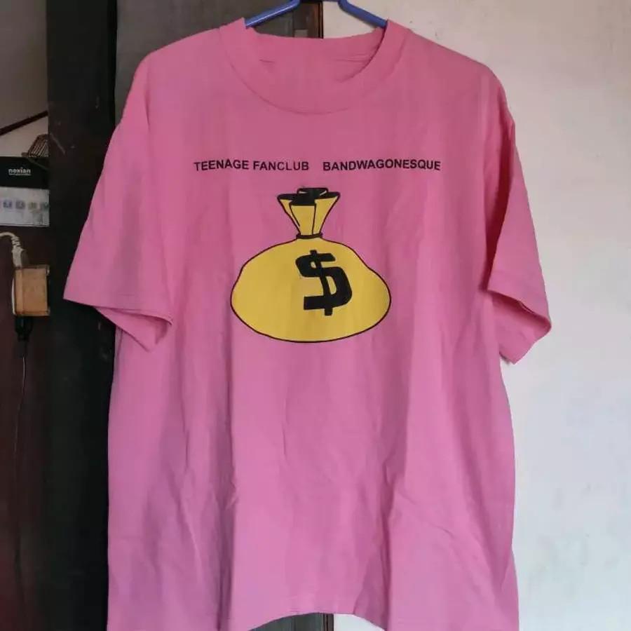 

Teenage Fanclub Band Bandwagonesque Pink T Shirt Full Size S-5XL Unisex T-Shirt S