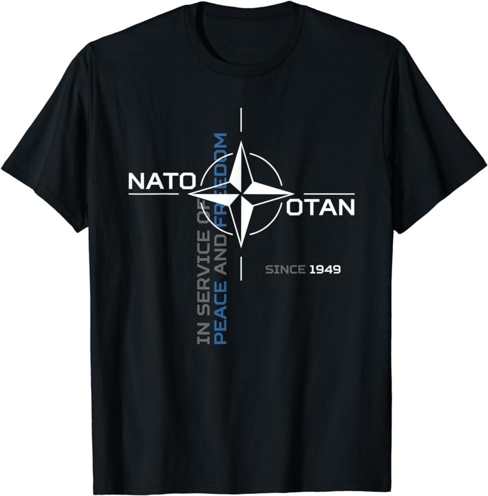 

Мир и Свобода НАТО NATO Футболка Топы Футболка M
