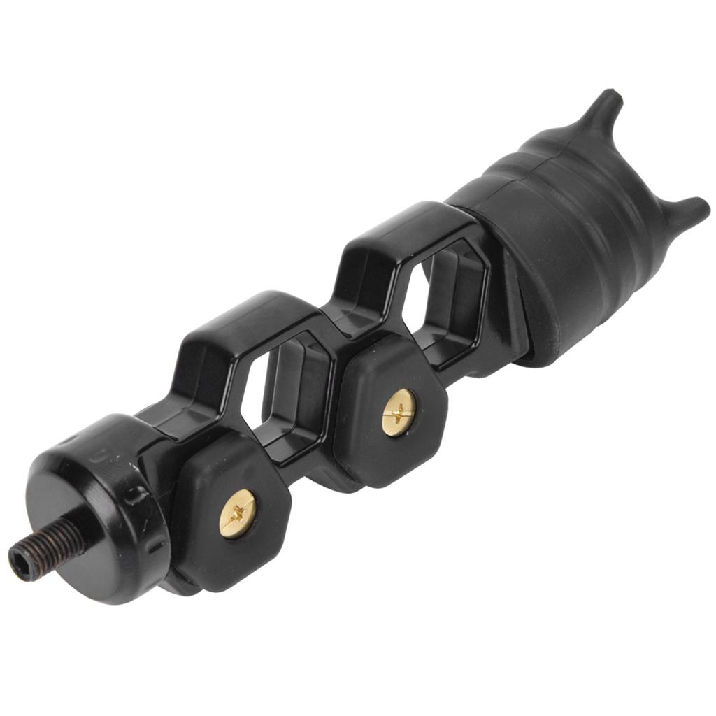 1 Stück Gummi Bogenschießen Stoßdämpfer Vibrationsdämpfer Absorber für Compoundbogen Jagd Schießzubehör schwarz