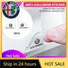 Adesivos para Carro Para Alfa Romeo 2 Peças Tampa de Canto de Porta de Carro Adesivo Transparente Anticolisão Para Alfa Romeo 159 Giulietta Giulia 14