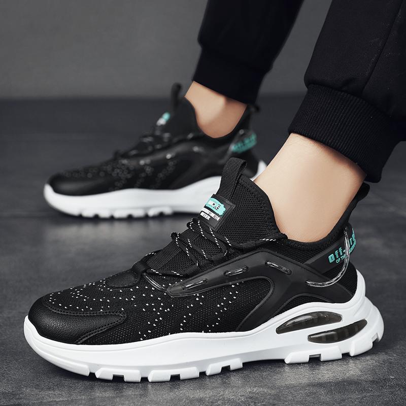 2022 Mesh Shoes Men Vulcanized Sneakers Summer Breathable Running Shoes Fashion Casual Walking Shoes Flat Shoes Tenis Masculino