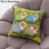 Cute Guinea Pig Print Throw Pillow Covers Pattern Cushion Cover Suitable for Sofa Bedroom Car Pillow Cover