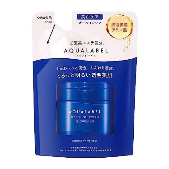 Aqua Label All-in-One Special Gel Cream EX Brightening Refill 81g Quasi-drug 4MSK Vitamin E Derivative Whitening Care AQUALABEL