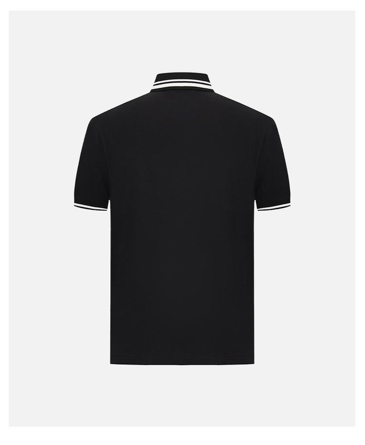 Cool, Skin Friendly, Antibacterial and Breathable Men's Polo Shirt with Exquisite Embroidery Short Sleeves for Daily Leisure In Spring and Summer