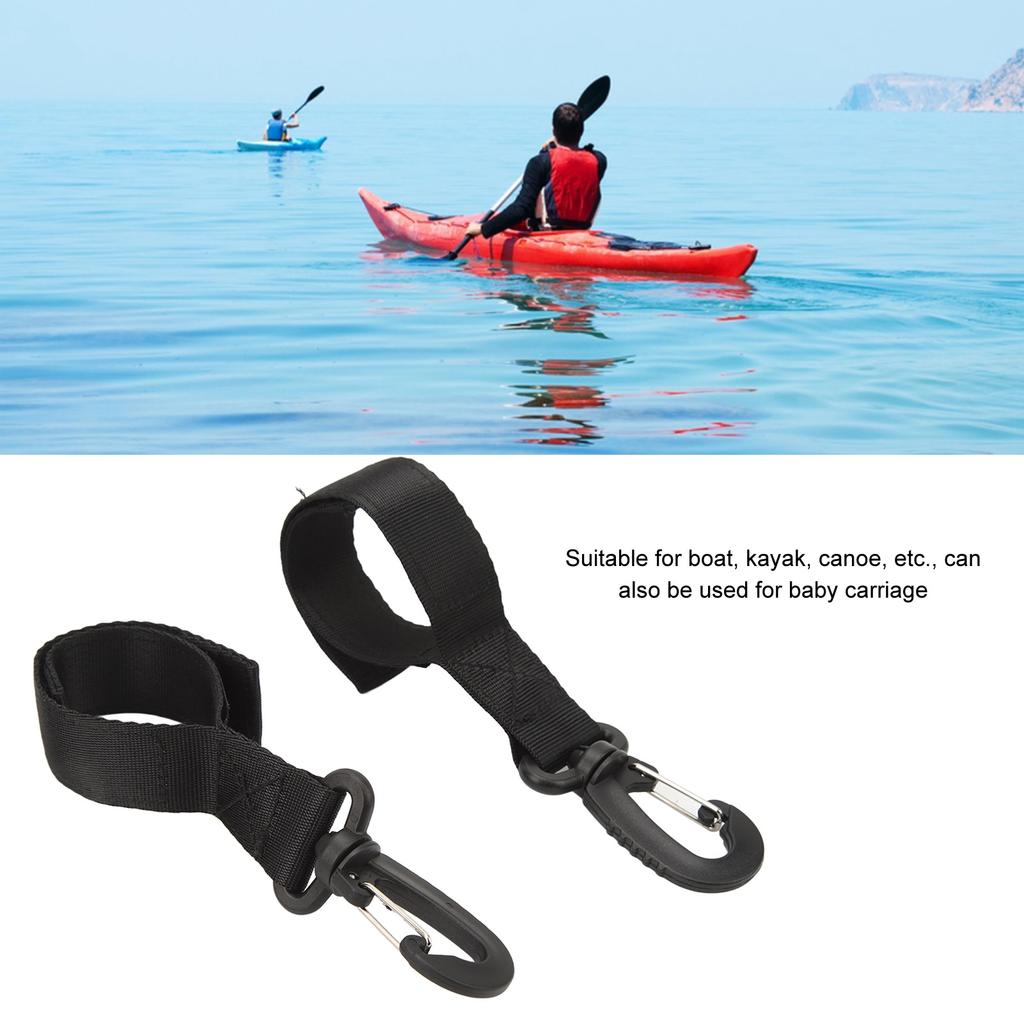 4 Pcs Boat Paddle Clip Adjustable Kayak Oar Snap Clip Corrosion Resistance Nylon Canoe Paddle Holder