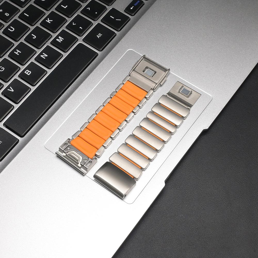 26mm Titanarmband für Garmin Fenix 8 Pro 51mm AMOLED MicroLED Luxus-Armband für Garmin Enduro 3/2 Instinct 2X Solar Correa