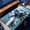 Mouse Pad Mechanical Warrior Gundam Zaku II PC Accessories Keyboard Pad Gaming Mats Rubber Mousepad Laptop Desk Mat HD Mouse Mat
