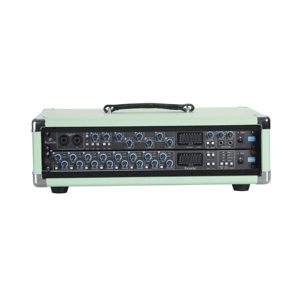 GATOR Rack Case Vintage Amp Style Retro Rack Series 2U Seafoam Green GR-RETRORACK-2SG (Mounting Screws/washers Included) []