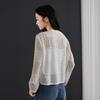 SOFSIL 2026 Summer French Lace Knit Cardigan