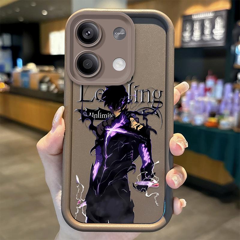 Anime S-Solo Leveling TPU Handyhülle für Redmi Note 13 12 Pro Plus 5G Note 13 12 11 10 9 Pro 12C 10C 9C A2 A1 Stoßfeste Hülle