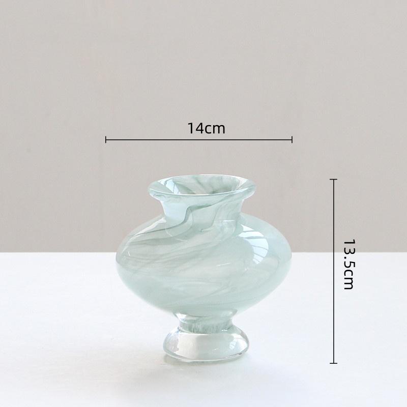 

Glass Vase Handmade Transparent Glass Bottle Flower Vase Flower Arrangement Accessories Flowerpot Home Decoration Accessories