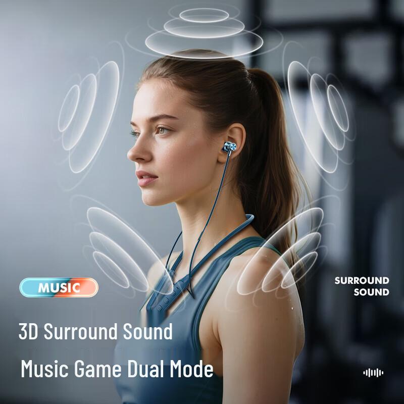 Newsmy C65 Neckband Sports Bluetooth Earphones