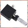 2025 Trend X Axis 40X40mm Knob Micrometer Sliding Stage Guide Rail Type Platform Manual Displacement Sliding Table Easy Install