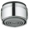 Aérateur - GROHE - Chromé 40451000 - Mousseur EcoJoy - Fonction D'économie D'eau - SpeedClean - Lot De 2