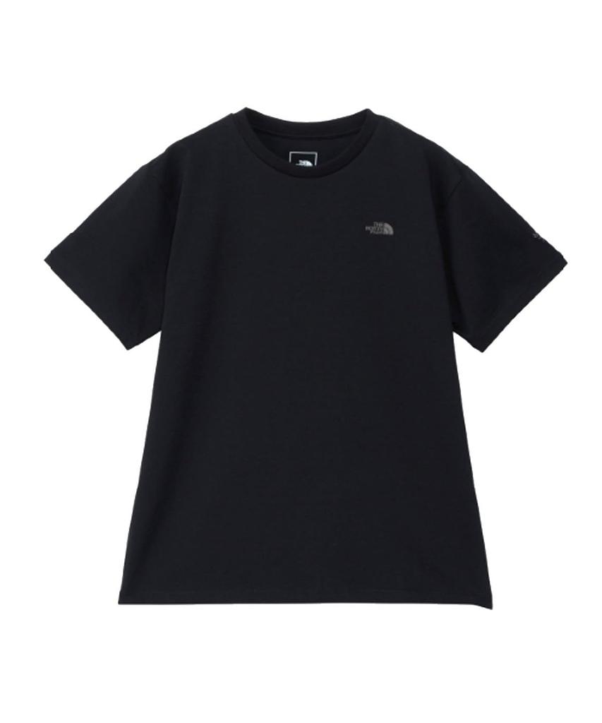 The North Face Short Sleeve Monkey Magic UV Organic Size L Women's Tee, Protection, Cotton, Anti-Static, Black,