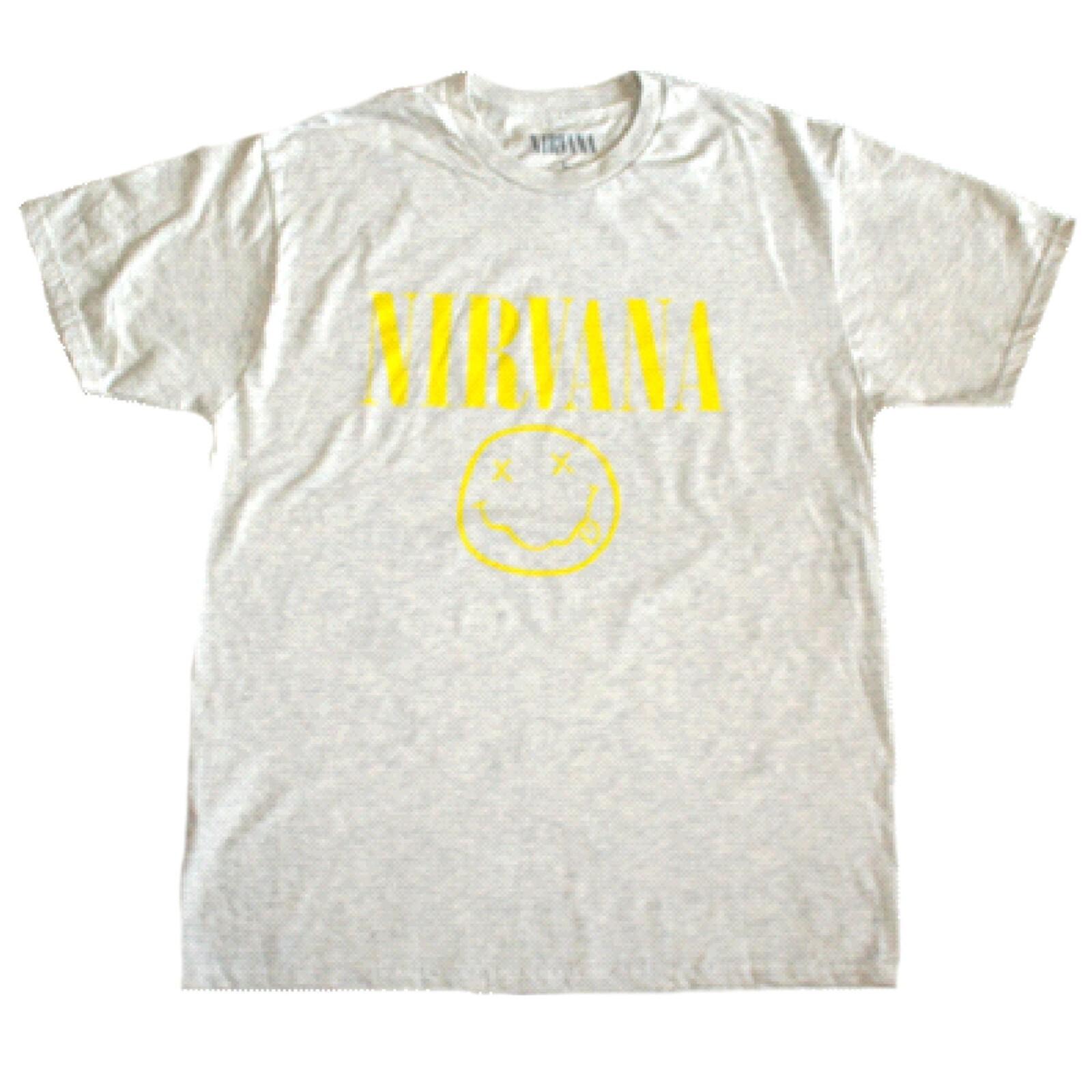 Nirvana Smile Face Logo Men s T-Shirt (Large) - NWT M