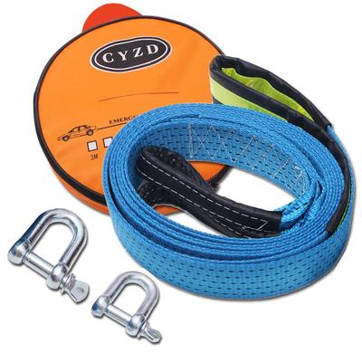 Auto-Abschleppgurt, Racing Auto-Windenseil, Nylon, 5 m, 8 Tonnen, Bergungs-Abschleppkabel, Gurt, Gürtel, Hochleistungs-Offroad-Zubehör, Metallhaken