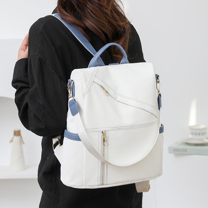 Backpack Female College Students Simple Versatile Backpack Spring and Summer Large Capacity Anti-theft Leisure Travel Bag