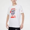 Nike NSW Mech Air Gundam Print Casual Oddychająca Koszulka z Krótkim Rękawem Męska Topy Biały DJ1400-100