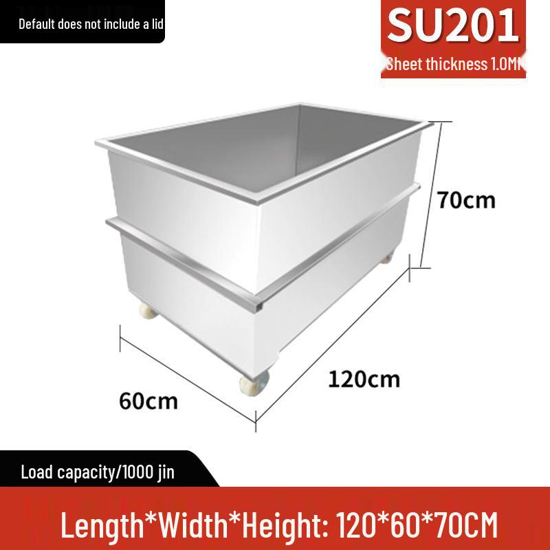 Large Capacity Stainless Steel Rectangular Fermentation & Soaking Tank