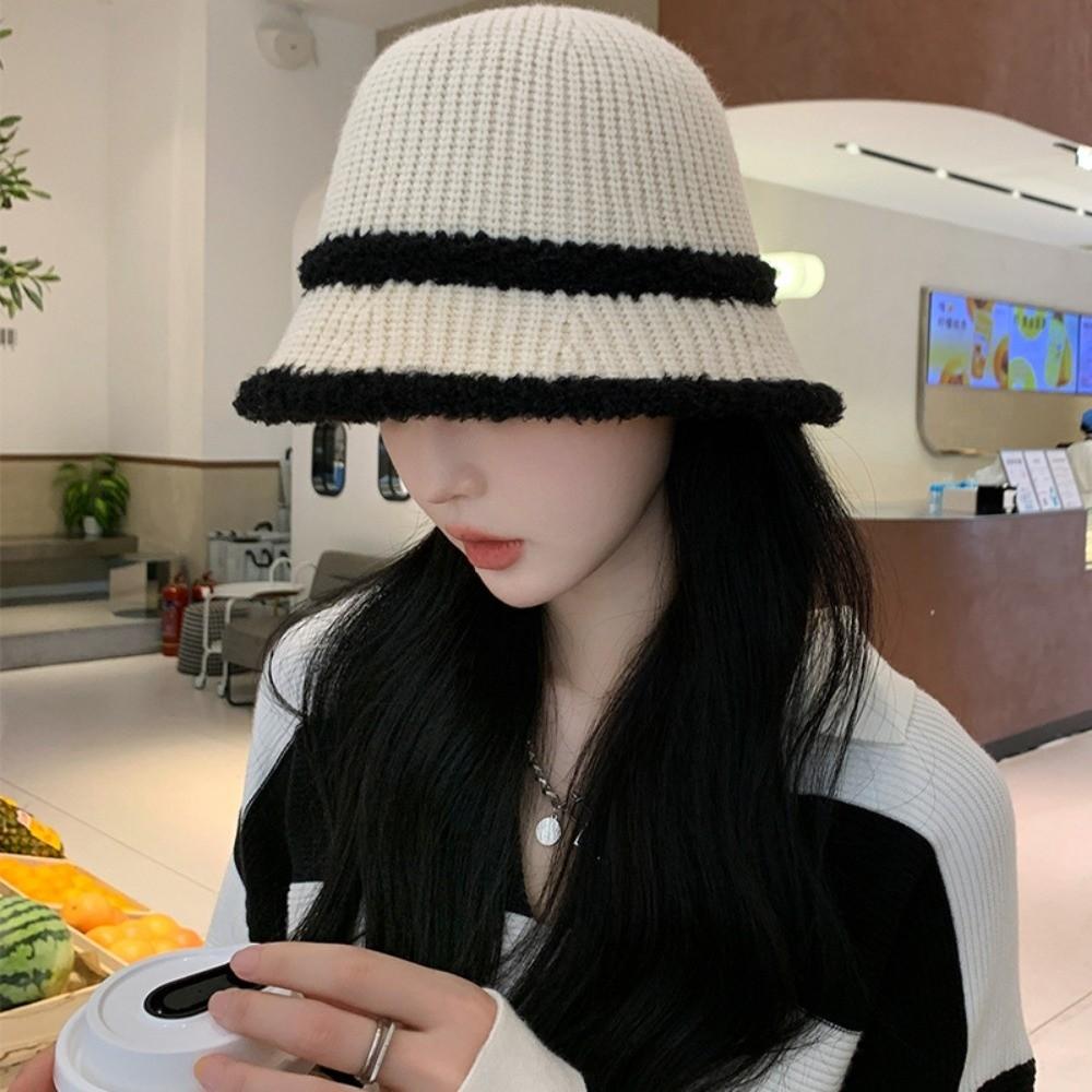 Temperament Sunshade Basin Cap Hollow Out Woven Fisherman Hat Visor Cap Sun Protection Cap Summer